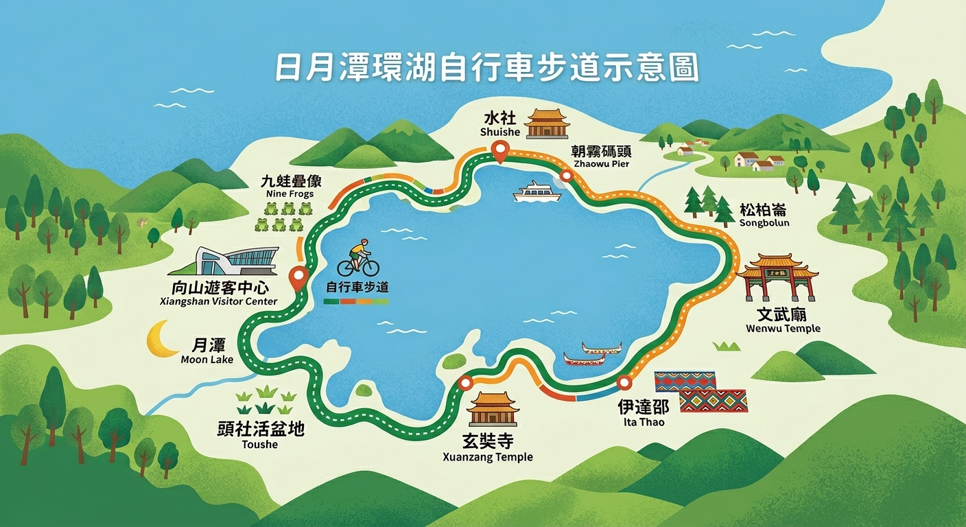 日月潭環湖自行車道完全指南